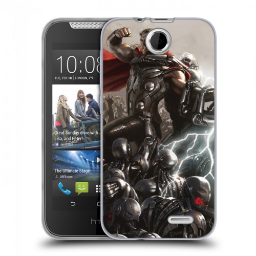 Дизайнерский силиконовый чехол для HTC Desire 310 Мстители