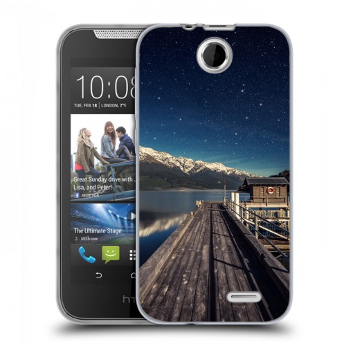 Дизайнерский силиконовый чехол для HTC Desire 310 горы