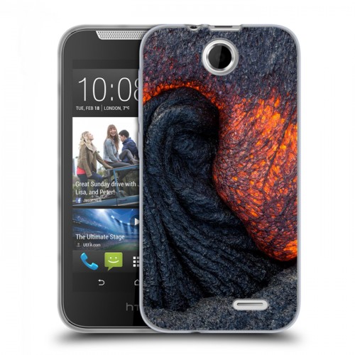 Дизайнерский силиконовый чехол для HTC Desire 310 вулкан