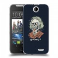 Дизайнерский силиконовый чехол для HTC Desire 310 Альберт Эйнштейн