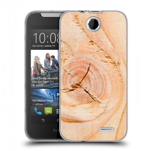 Дизайнерский силиконовый чехол для HTC Desire 310 Дерево