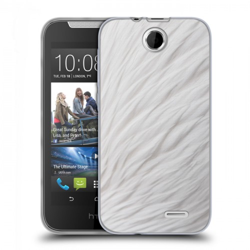 Дизайнерский силиконовый чехол для HTC Desire 310 Перья