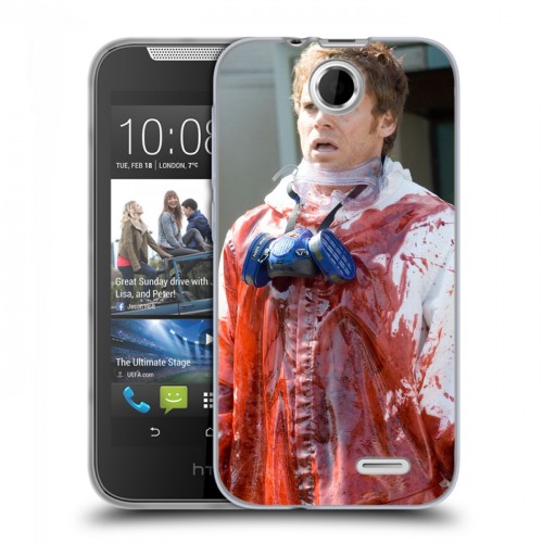 Дизайнерский силиконовый чехол для HTC Desire 310 Декстер