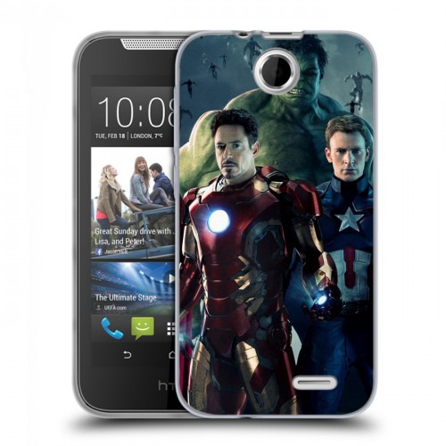 Дизайнерский силиконовый чехол для HTC Desire 310 Мстители
