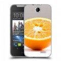 Дизайнерский силиконовый чехол для HTC Desire 310 Апельсины