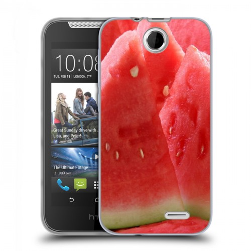 Дизайнерский силиконовый чехол для HTC Desire 310 Арбузы