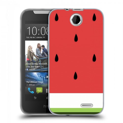 Дизайнерский силиконовый чехол для HTC Desire 310 Арбузы