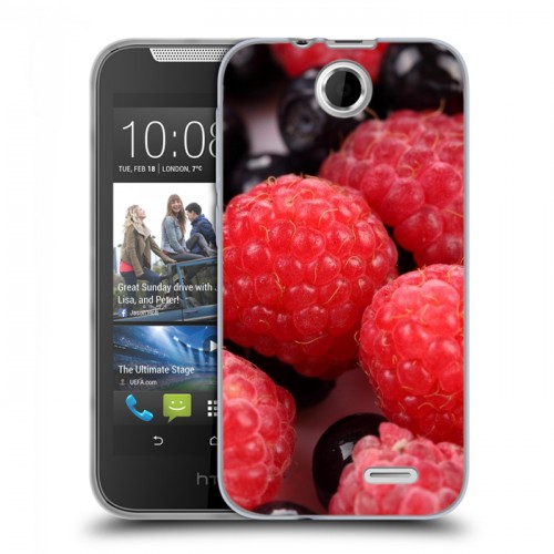 Дизайнерский силиконовый чехол для HTC Desire 310 Малина