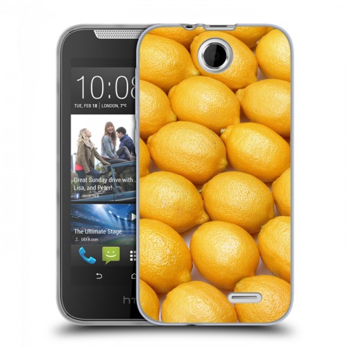 Дизайнерский силиконовый чехол для HTC Desire 310 Лимон