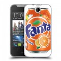 Дизайнерский силиконовый чехол для HTC Desire 310 Fanta
