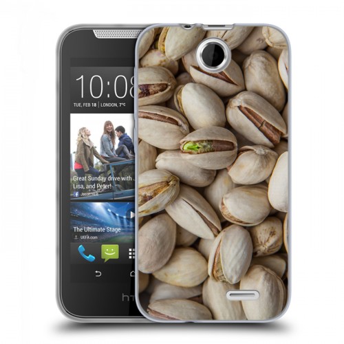 Дизайнерский силиконовый чехол для HTC Desire 310 Орехи