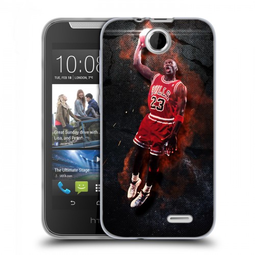 Дизайнерский силиконовый чехол для HTC Desire 310 Майкл Джордан
