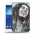 Дизайнерский силиконовый чехол для Samsung Galaxy Tab 3 Lite Боб Марли