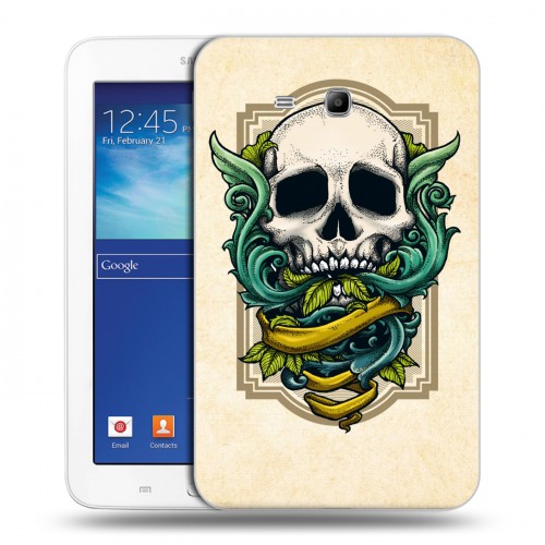 Дизайнерский силиконовый чехол для Samsung Galaxy Tab 3 Lite Таинственные гербы