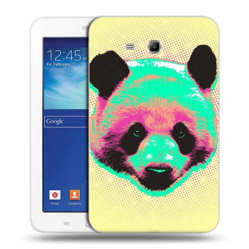 Дизайнерский силиконовый чехол для Samsung Galaxy Tab 3 Lite Животный поп-арт