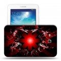 Дизайнерский силиконовый чехол для Samsung Galaxy Tab 3 Lite Red Hot Chili Peppers