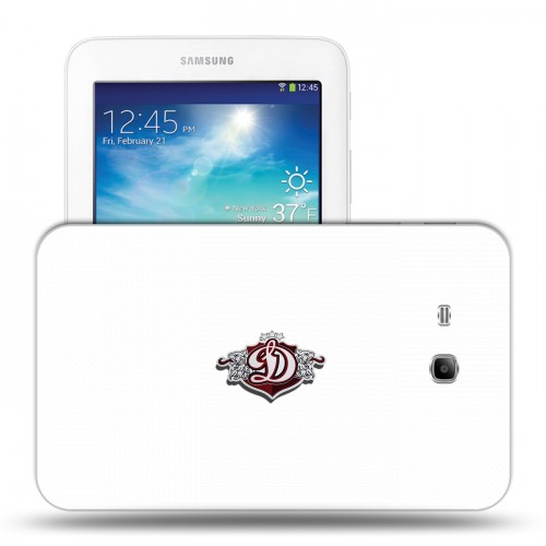 Дизайнерский силиконовый чехол для Samsung Galaxy Tab 3 Lite Динамо