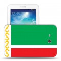 Дизайнерский силиконовый чехол для Samsung Galaxy Tab 3 Lite флаг Чечни