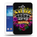 Дизайнерский силиконовый чехол для Samsung Galaxy Tab 3 Lite Панк корона