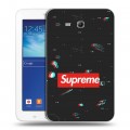 Дизайнерский силиконовый чехол для Samsung Galaxy Tab 3 Lite Супер стиль