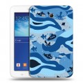 Дизайнерский силиконовый чехол для Samsung Galaxy Tab 3 Lite Камуфляжи