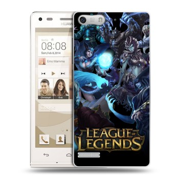 Дизайнерский силиконовый чехол для Huawei Ascend G6 League of Legends (на заказ)