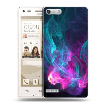 Дизайнерский силиконовый чехол для Huawei Ascend G6 Абстракции Дым (на заказ)