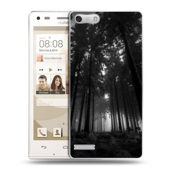 Дизайнерский силиконовый чехол для Huawei Ascend G6 лес (на заказ)