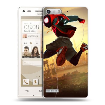 Дизайнерский силиконовый чехол для Huawei Ascend G6 Человек-паук : Через вселенные (на заказ)