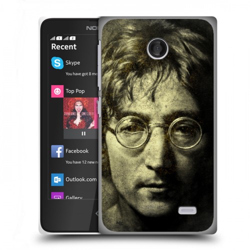 Дизайнерский пластиковый чехол для Nokia X Джон Леннон