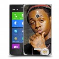 Дизайнерский силиконовый чехол для Nokia XL Lil Wayne