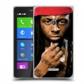 Дизайнерский силиконовый чехол для Nokia XL Lil Wayne