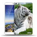 Дизайнерский пластиковый чехол для Huawei MediaPad X1 7.0 Тигры