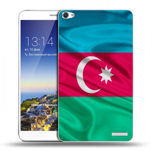 Дизайнерский пластиковый чехол для Huawei MediaPad X1 7.0 Флаг Азербайджана