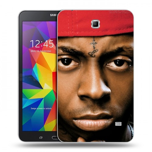 Дизайнерский силиконовый чехол для Samsung GALAXY Tab 4 7.0 Lil Wayne