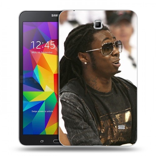 Дизайнерский силиконовый чехол для Samsung GALAXY Tab 4 7.0 Lil Wayne