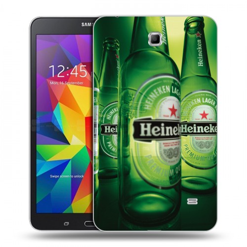 Дизайнерский силиконовый чехол для Samsung GALAXY Tab 4 7.0 Heineken