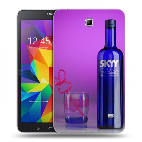 Дизайнерский силиконовый чехол для Samsung GALAXY Tab 4 7.0 Skyy Vodka