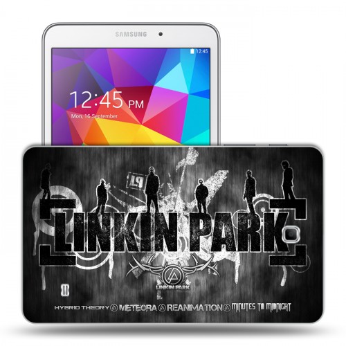 Дизайнерский силиконовый чехол для Samsung GALAXY Tab 4 8.0 Linkin Park