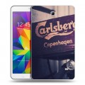 Дизайнерский силиконовый чехол для Samsung GALAXY Tab 4 8.0 Carlsberg