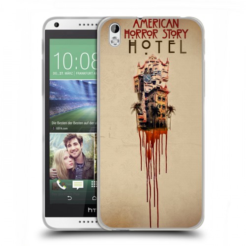 Дизайнерский пластиковый чехол для HTC Desire 816 Американская История Ужасов
