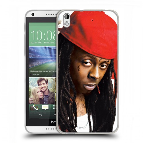 Дизайнерский пластиковый чехол для HTC Desire 816 Lil Wayne