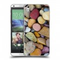 Дизайнерский пластиковый чехол для HTC Desire 816 Текстура камня