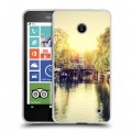 Дизайнерский пластиковый чехол для Nokia Lumia 630/635 амстердам