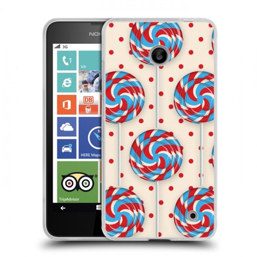 Дизайнерский пластиковый чехол для Nokia Lumia 630/635 Сладости