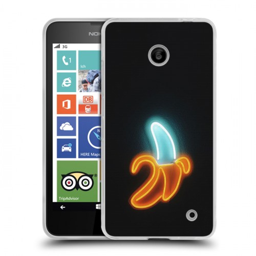 Дизайнерский пластиковый чехол для Nokia Lumia 630/635 Неоновые образы