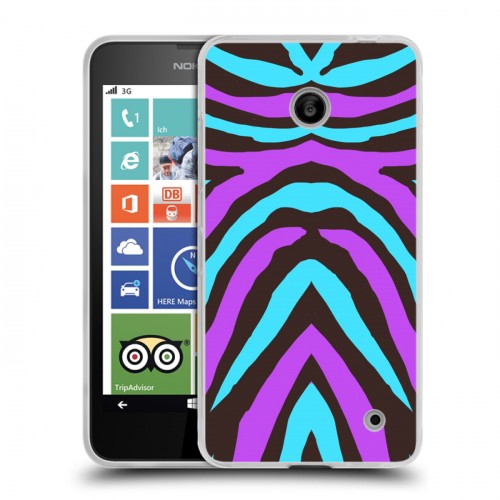 Дизайнерский пластиковый чехол для Nokia Lumia 630/635 Узоры шкур