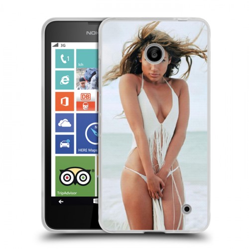 Дизайнерский пластиковый чехол для Nokia Lumia 630/635 Дженнифер Лопес
