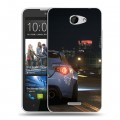 Дизайнерский пластиковый чехол для HTC Desire 516 Need For Speed