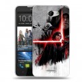 Дизайнерский пластиковый чехол для HTC Desire 516 Star Wars : The Last Jedi